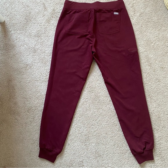 Zamora Jogger Scrub Pants Burgundy sz S. Like new - Picture 4 of 10